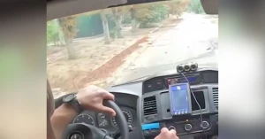 Скриншот з відео евакуації: ХМВА