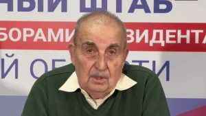Володимир Овчаренко. Скриншот з відео окупаційного медіа