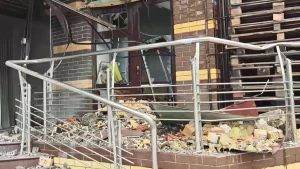 Наслідки російської атаки по Херсону