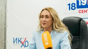 Незаконна голова окупаційної виборчої комісії Херсонської області Марина Захарова 