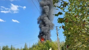 Наслідки удару по Херсонській громаді, пожежа
