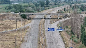Дорога до Олешок. Фото: УП
