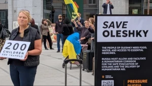 акція на підтримку Олешок