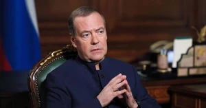 Заступник голови Ради безпеки РФ Дмитро Медведєв. Фото: російській ЗМІ