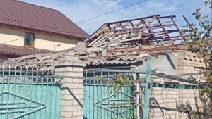 Наслідки удару по Корабельному району Херсона