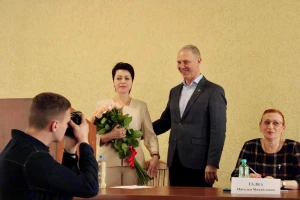 Колаборанти Юлія Семякіна та Володимир Сальдо. Фото: російські ЗМІ