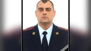 Окупаційний поліціянт Віктор Шматко. Фото зі сторінки незаконного Управління МВС Росії по Севастополю