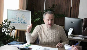 Ігор Колихаєв під час роботи міським головою Херсона. Фото зі сторінки Ігоря Колихаєва у фейсбуці
