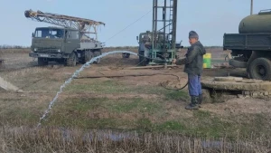 Водопостачання зі свердловини у Білозерській громаді. Фото: Херсонська ОВА
