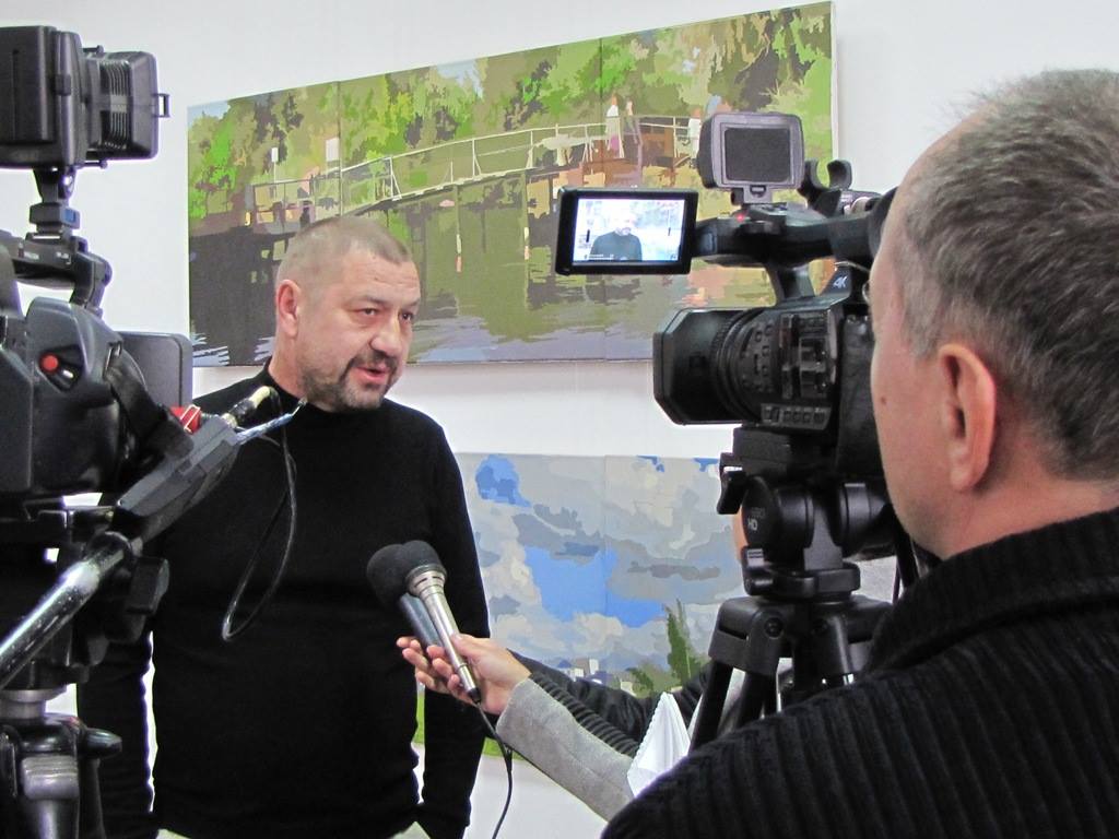 Машницький на виставці