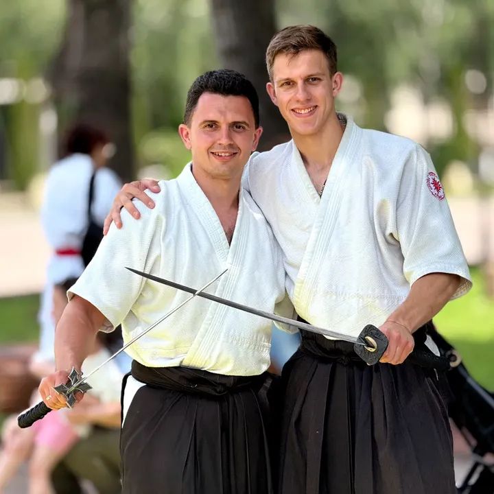 Тренери з айкідо Артем та Богдан Гараєви. Фото з архіву Богдана Гараєва