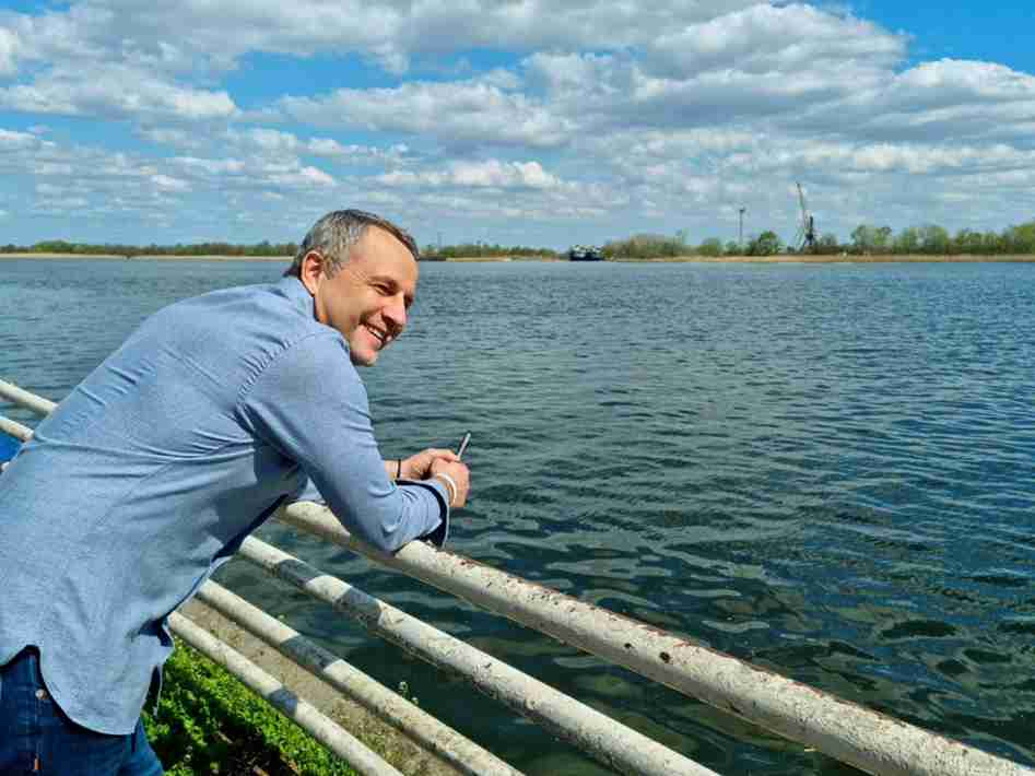 Ігор Колихаєв у Херсоні. Квітень 2022 року