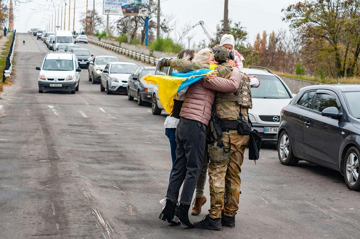 Херсонці у день звільнення міста