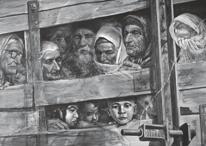 Картина Рустема Емінова "Потяг смерті"