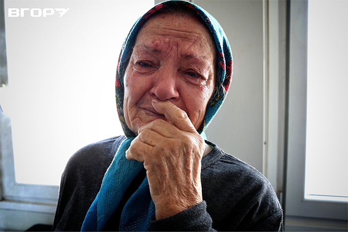 Варвара Іллівна, мешканка села Кізомис. Фото Олександра Андрющенка  / “Вгору”