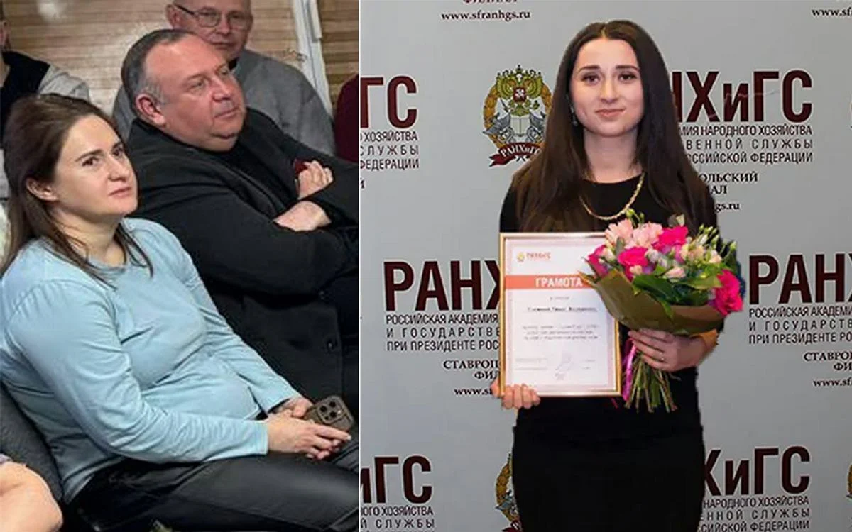 Суддя окупаційного Арбітражного суду Херсонської області Айшат Узденова та студентка зі Ставрополя Айшат Узденова