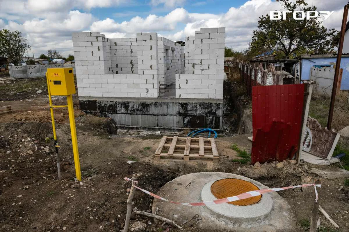 Будівельний майданчик в Посад-Покровському на Херсонщині