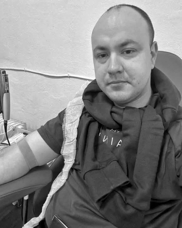 Почесний донор України Дмитро Гусевик. Фото Херсонського обласного центру служби крові