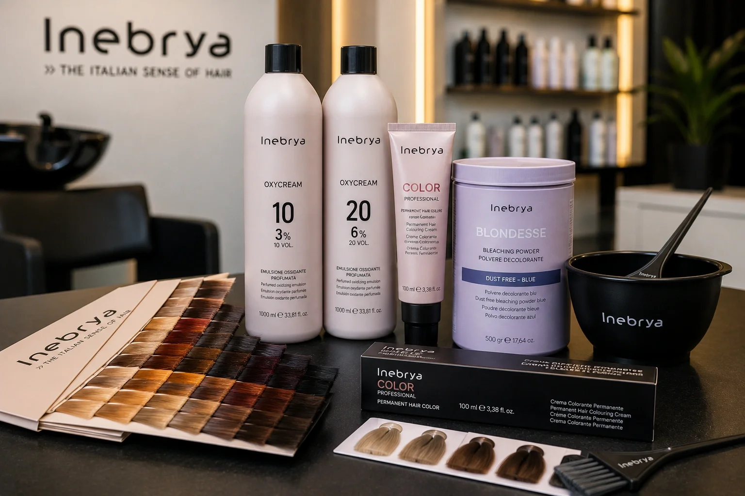 Косметика Inebrya для професійного фарбування