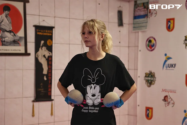 Лана, вихованка клубу карате &ldquo;Мауглі&rdquo; з Одеси. Фото Олени Гнітецької / &rdquo;Вгору&rdquo;