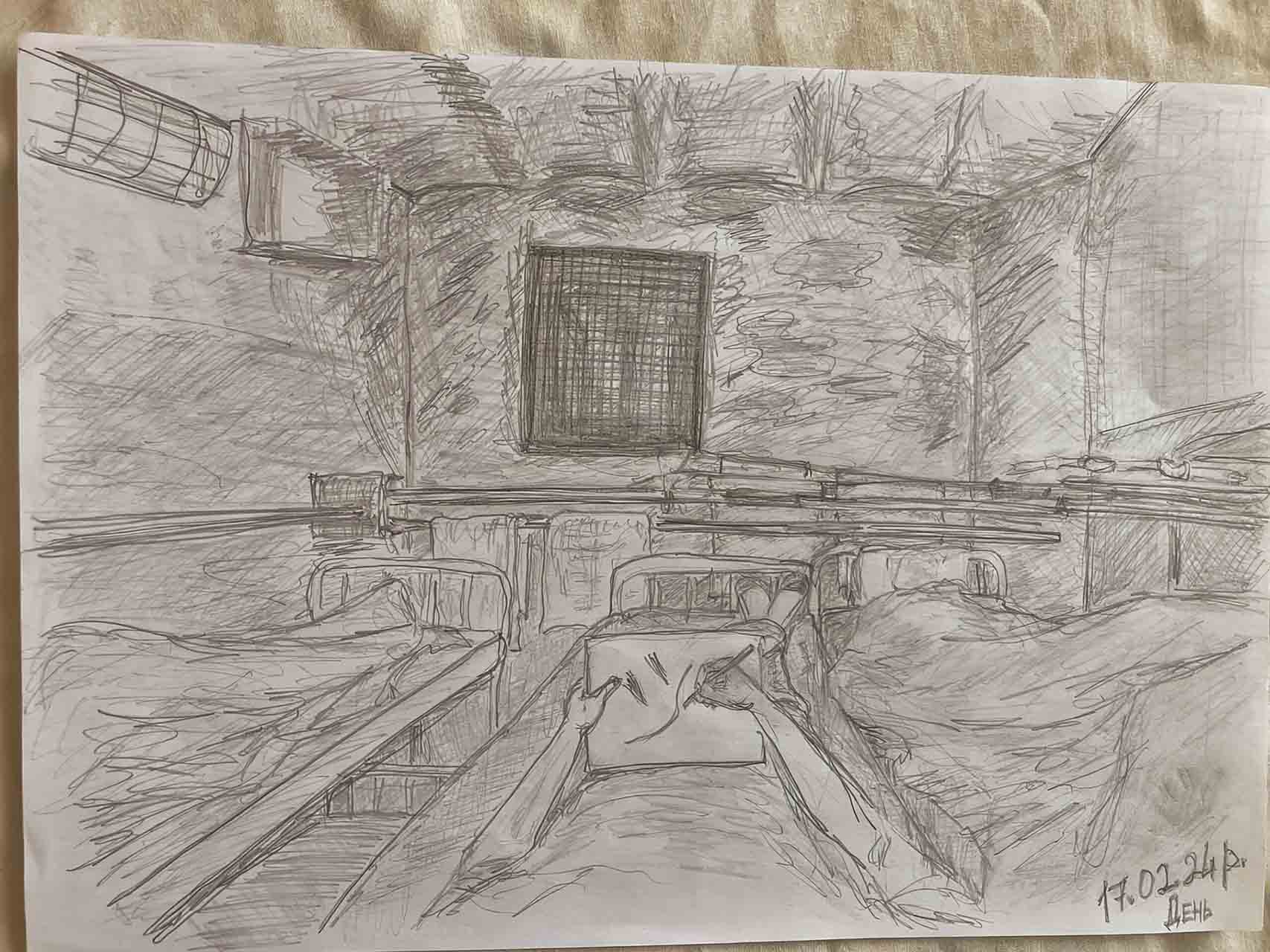 Малюнки Сергія Офіцерова, архів родини