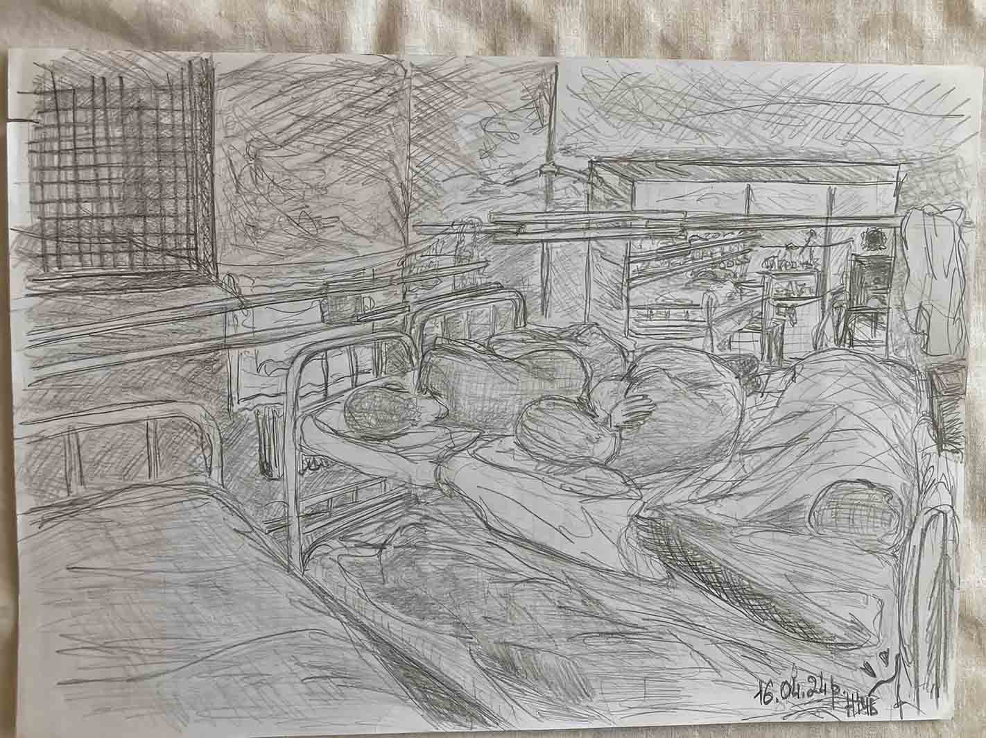 Малюнки Сергія Офіцерова, архів родини