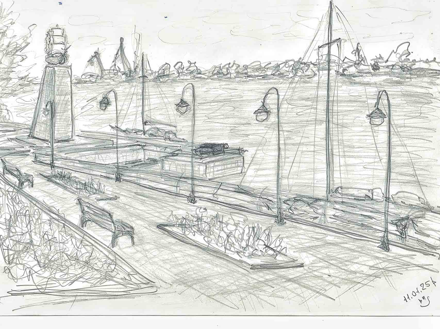 Малюнки Сергія Офіцерова, архів родини