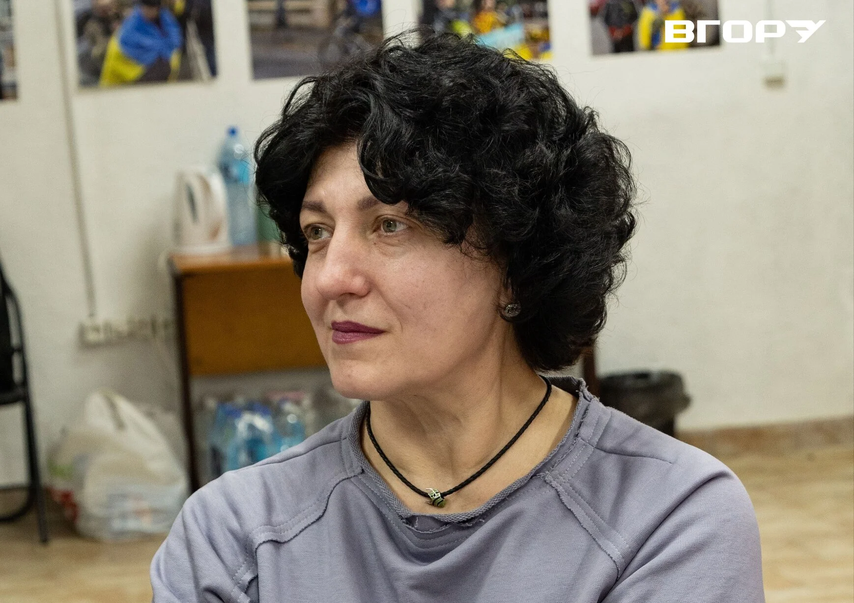 Волонтерка херсонської організації Товариства Червоного Хреста України Наталя Шатілова. Фото Олександра Андрющенка / ”Вгору”