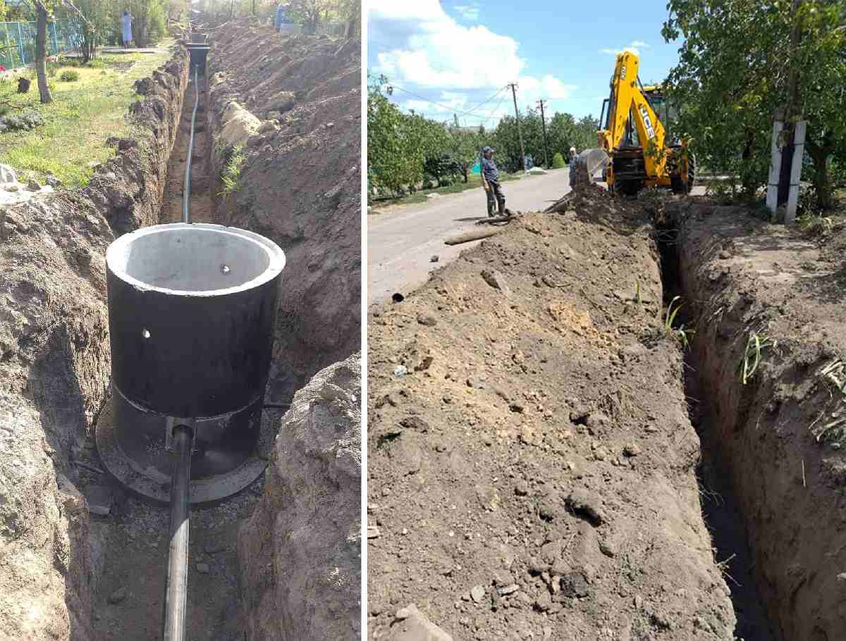 Відновлення водогону в Нововоронцовці