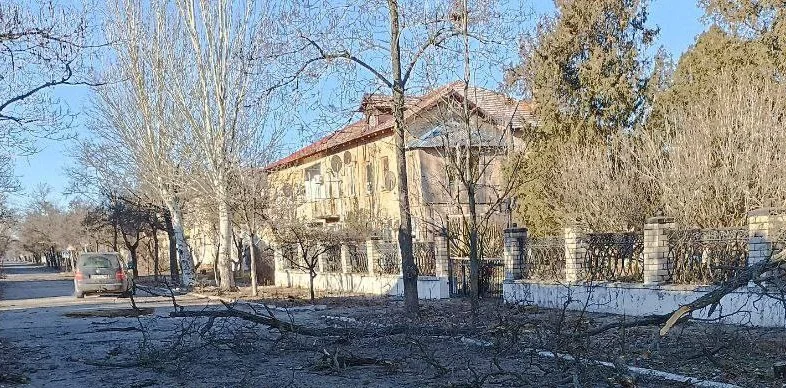 В окупованій Новій Каховці.