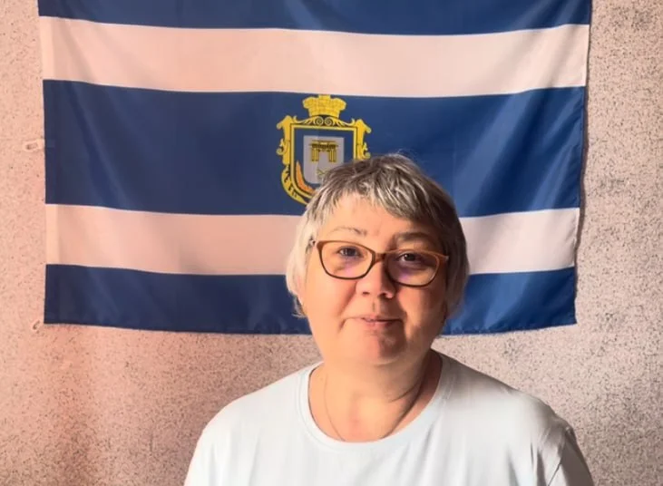 Мама Семена Ольга в Херсоні. Фото Ольги Гришаєвої