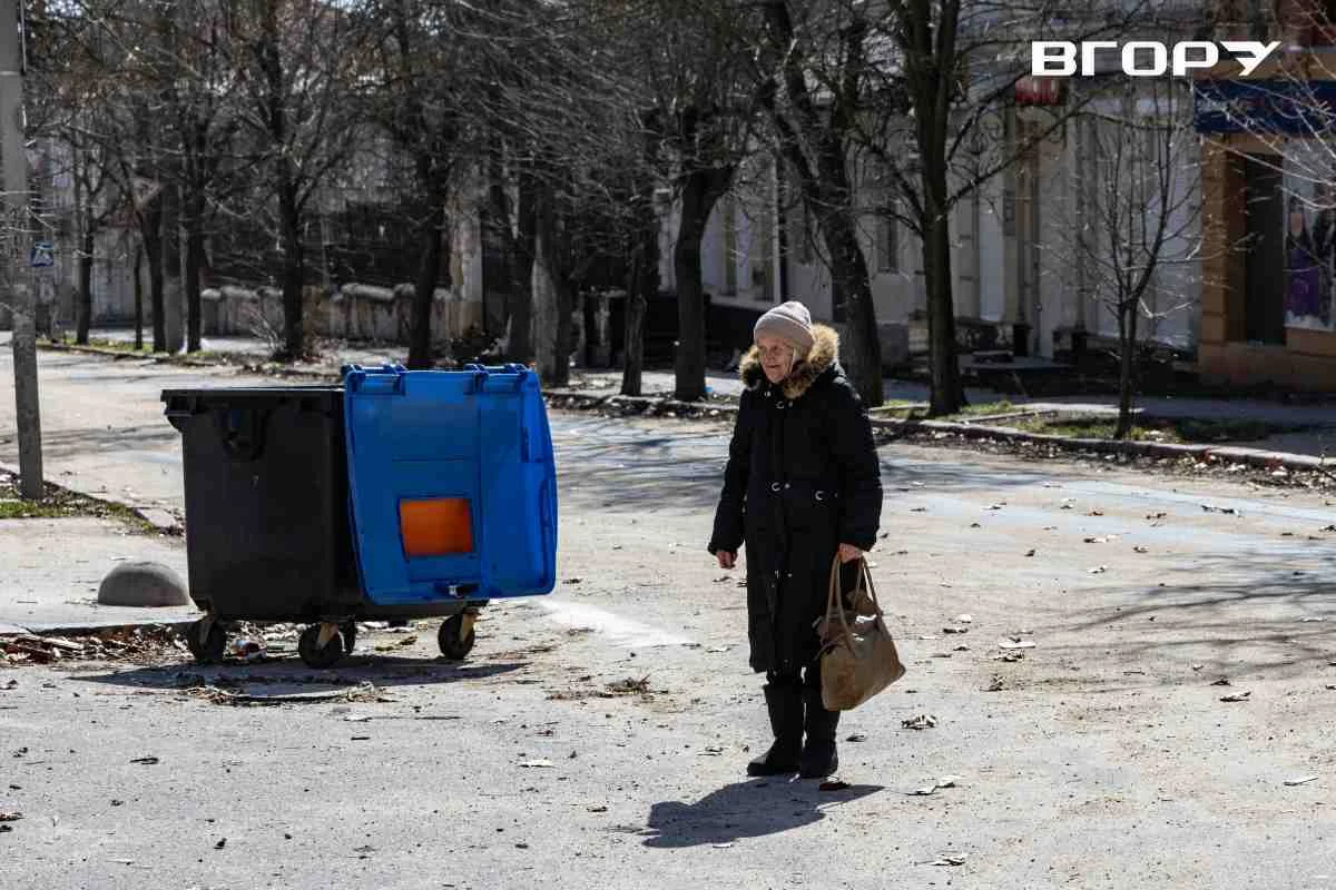 пенсіонерка в Херсоні