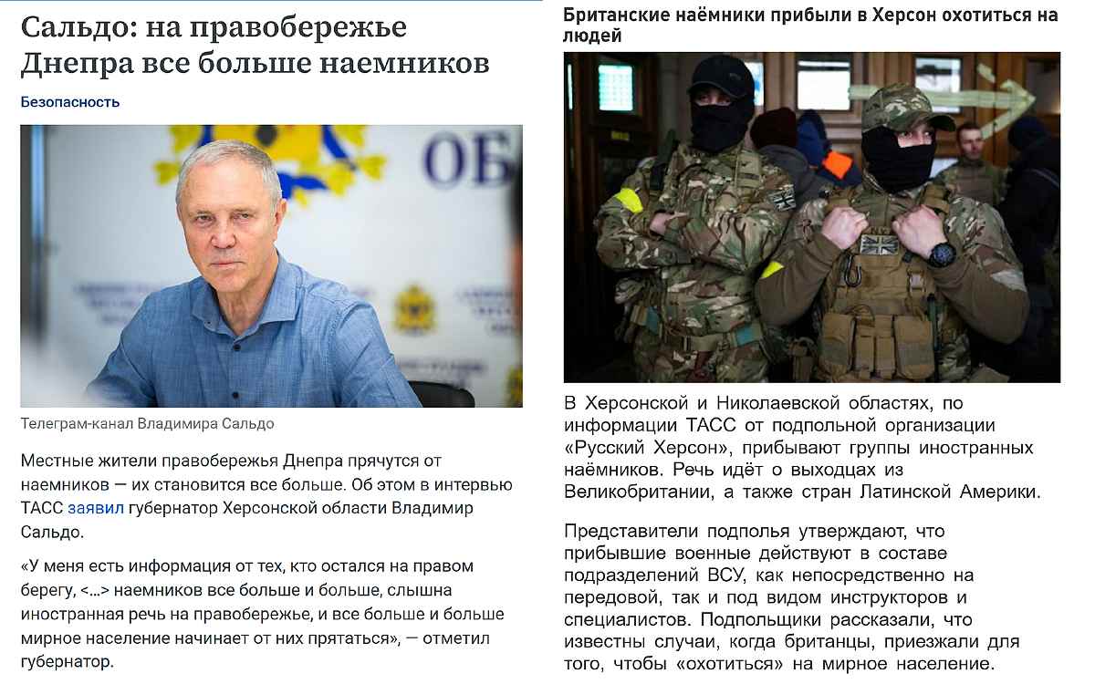 Фейки про іноземних найманців і сафарі