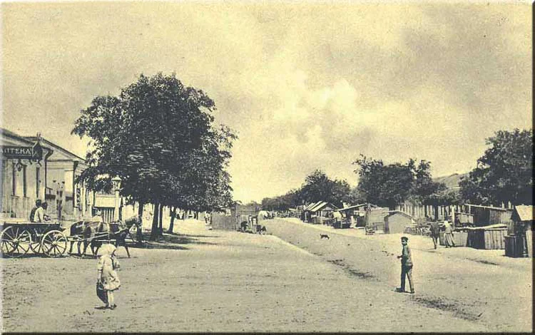 Підпис: Район &ldquo;Воєнки&rdquo; в Херсоні на початку 20 століття