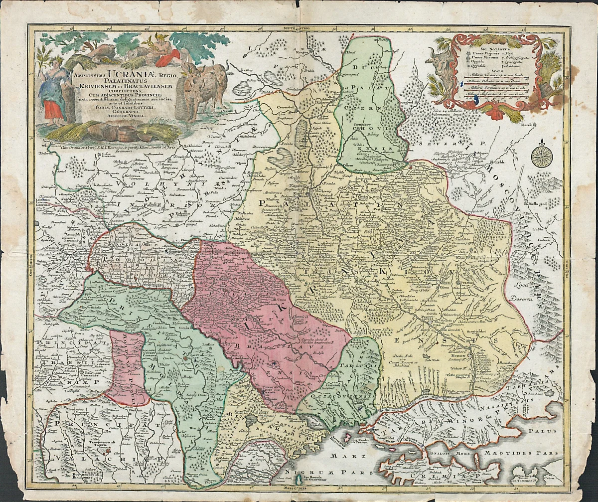 Мапа Матеуса Зойтера 1742 року