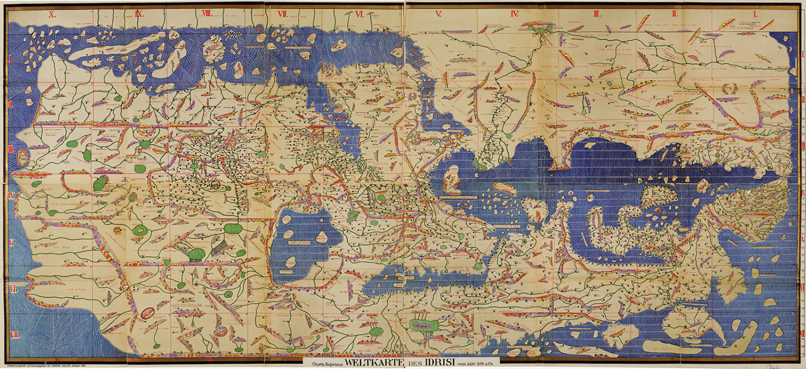 Карта світу, 1154 рік