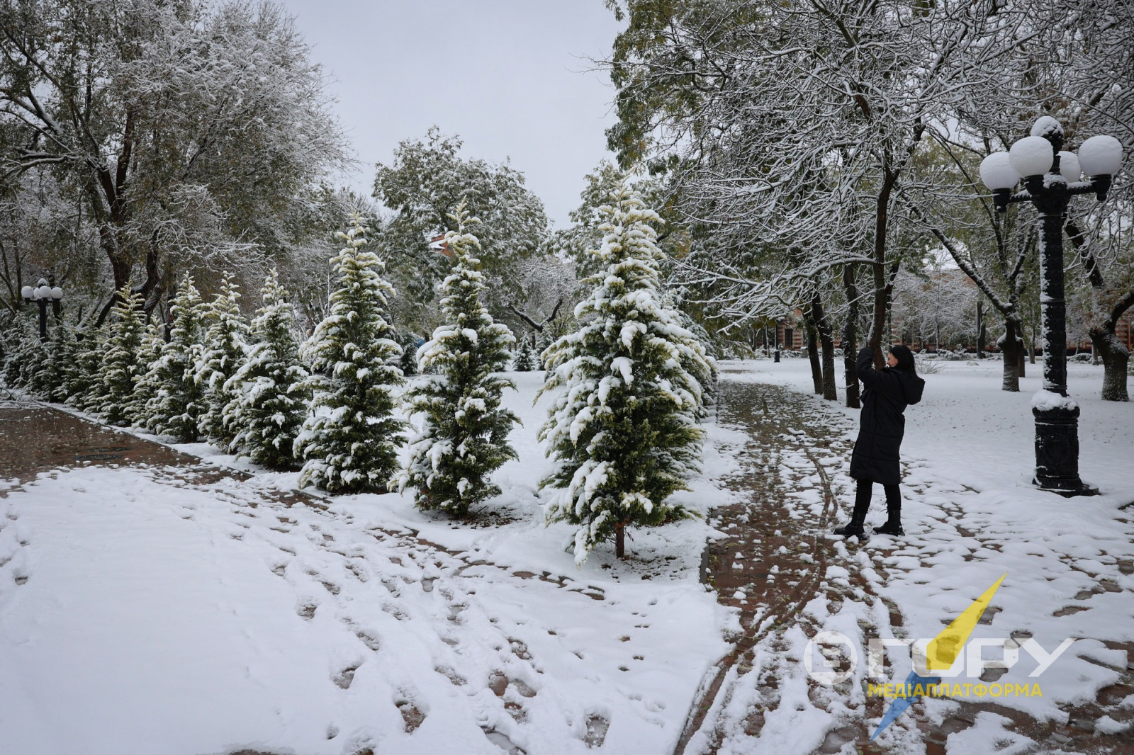 Поціновувачів  зимових пейзажів у Херсоні завжди було чимало.